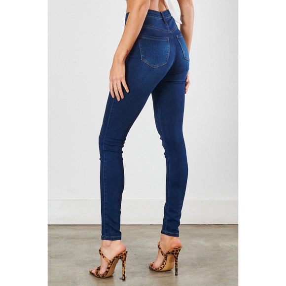 High Waisted Stretch Skinny Jeans - Picture 4 of 10